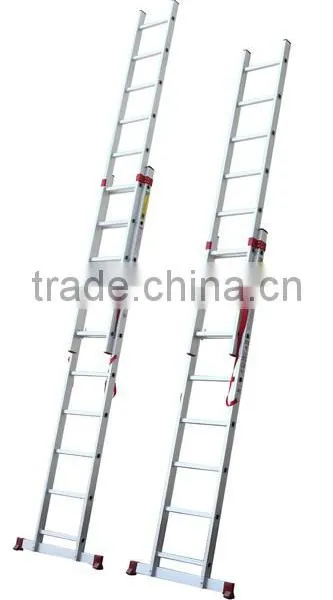 Aluminum Combination Step Extension Ladder With 2x10 photo-4
