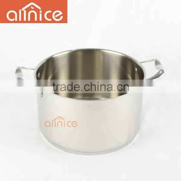Allnice 6 Quart Pot Cookware With Pasta Insert and Lid, 18/10 Heavy Gauge Stainless Steel, Silver, Dishwasher Safe photo-6