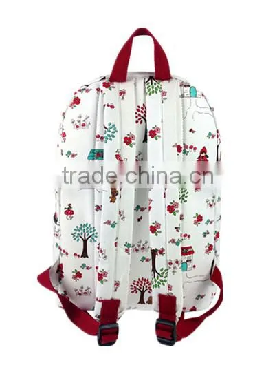 600d School Make Polyester Backpack With Cartoon Character Cute Print Bag photo-3