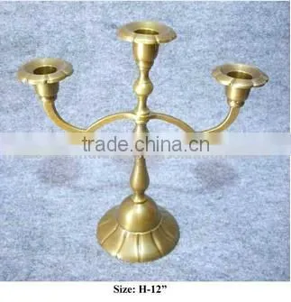Menorah Candelabra 3 Candle, Wedding Candelabra, Candle Holder, Candelabra
