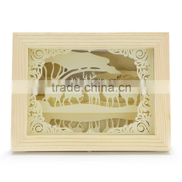 Led Night Ghost Shadow Led Home Indoor Decorative Photo Frame Lamp Light photo-6