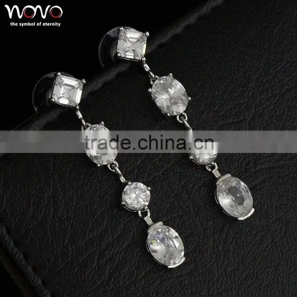 Fashion Brass Earrings Zircon Fashion Jewelry photo-2