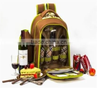 4 Person Picnic Bag With Cooler Compartment photo-2