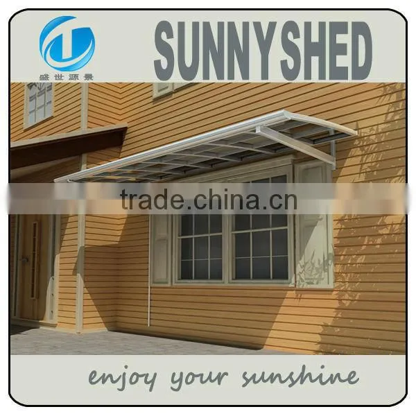 DIY Windows Canopy With Aluminum Frame and Polycarbonate photo-3