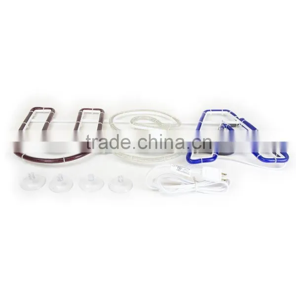USA Letter Incadescent Rope Light Red White Blue LED Motif Rope Light USA Letter Decoration Small photo-3