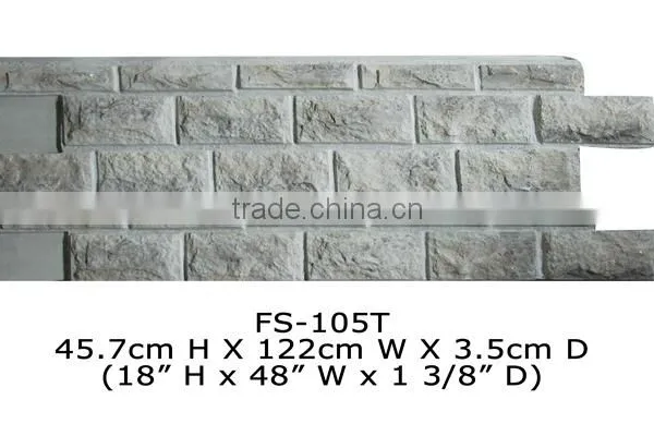 Good Price High Quality Beautiful Decorative Polyurethane Stone Panel photo-2