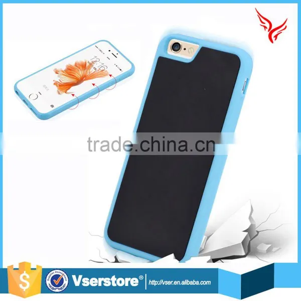 Hands Free Selfies Silicone Cell Phone Cases for Iphone 6 Plus Nano-suction Technology Anti Gravity Cell Phone Case Supplier's Choice photo-2