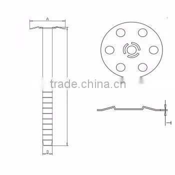 CE Approval Metal Insulation Plug With Pre-Galvanized photo-2
