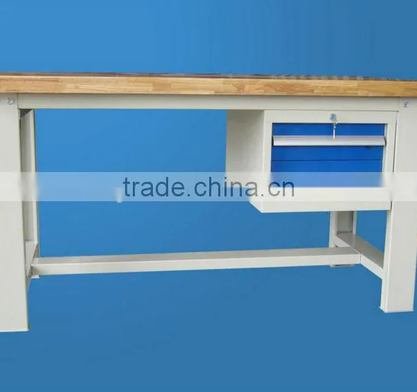 Multi-function Workbench for Wooden Worktop With 2 Steel Drawers