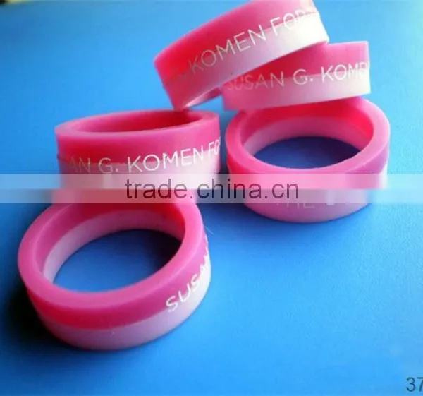 New Style Flexible Clear Silicone Rubber o Ring Finger Rings photo-4