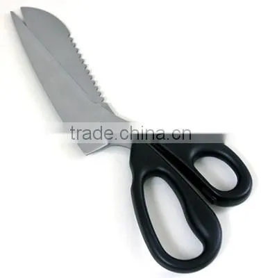 Plastic Handle Detachable Stainless Steel Pizza Cutter Scissors