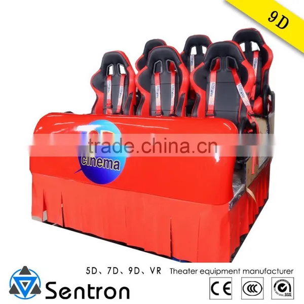 Professional 9D Cinema Equipment Simulator Movies Luxury Seats photo-3