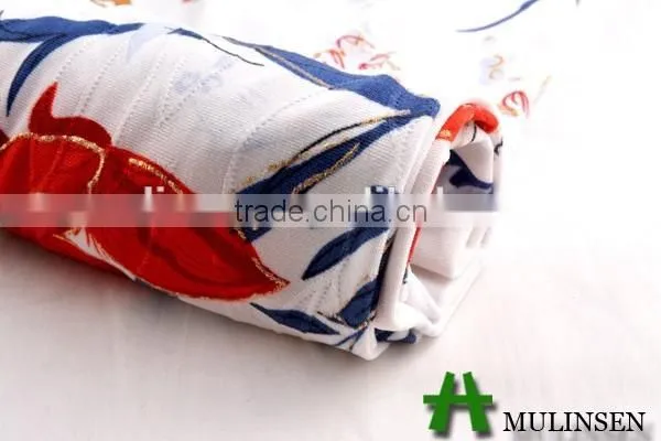 Mulinsen Textile DTY Floral Pattern With Foil Gold Jacquard Fabric for Apparel photo-4