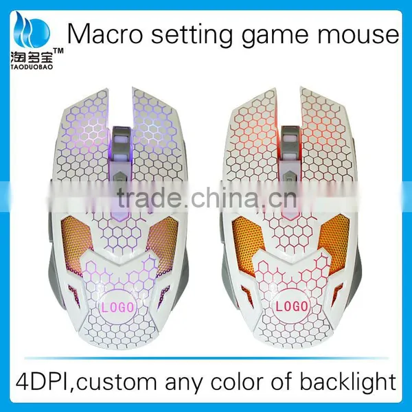 Colorful LED Backlits Gaming Mice Mouse_Macro Setting 3500 DPI Game Mouse photo-3