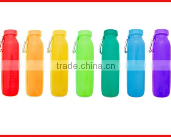 Flodable Silicone Water Bottle Customize Water Bottle