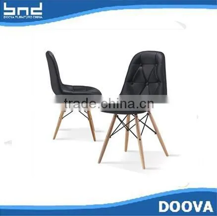 Hot Selling Comfortable Leather Chair With Wood Legs Cheap Office Chair photo-2