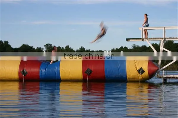 Top Quality Giant Inflatable Water Catapult Blob/water Blob Jump for Adult