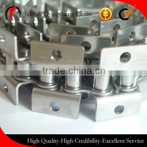 Stainless Steel Roller and Bushing Chains With Symmetrical U Type Attachments photo-2