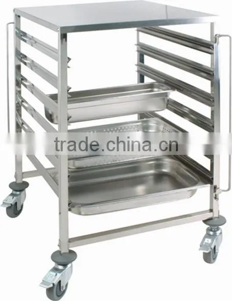 2 Tiers Stainless Steel Trolley for Restaurant or Kitchen Stainless Steel Trolley photo-5