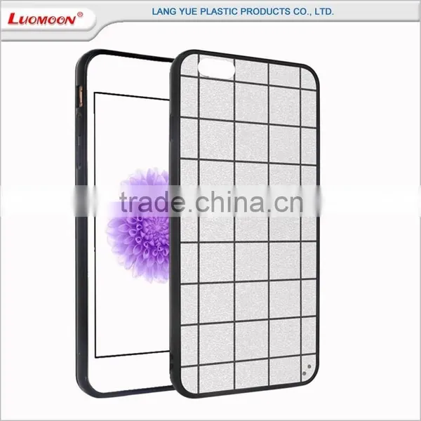 Guangzhou South Mobile Phone Accessories 2 In1 Silk Pattern Back Cover for Iphone 6s Plus 5 photo-4