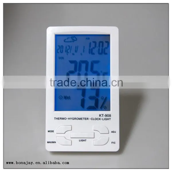 Household Indoor Thermos Hygrometer KT908 Backlight photo-2