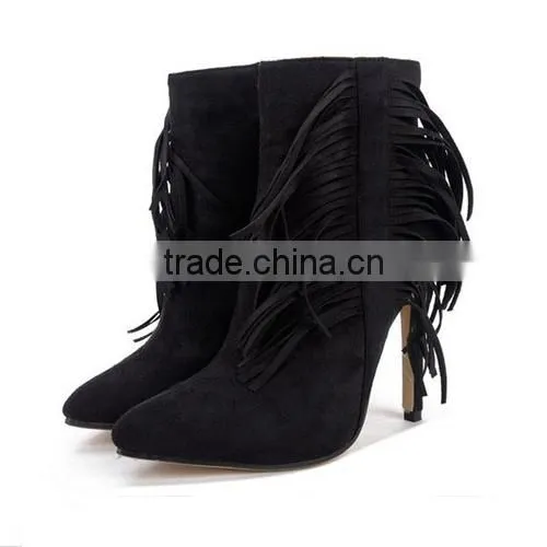 Women Ankle Boots High Quality Shoes Newest Designs 2017 PF4417 photo-4
