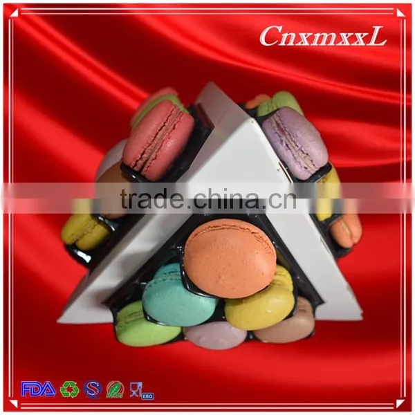 3 Tiers Macaron Tower With Paper Packaging photo-5