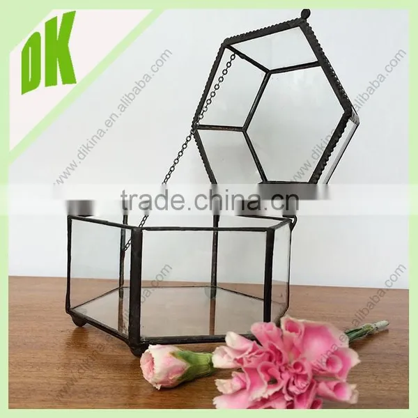 <Make up Your House With Art Terrarium> Hand Drawn Colorful Geometric Terrarium With Succulents photo-2