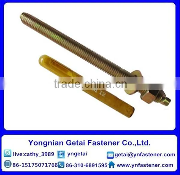 Chemical Anchor, Electro Galvanized Wedge Anchor, Color-zinc Plated Wedge Anchor With Good Quality photo-6