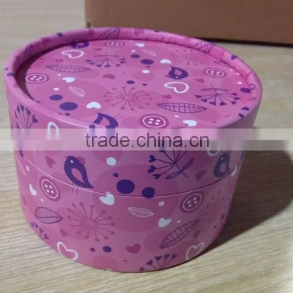 High Quality Customized Printed Corrugated Paper Tube for Gift photo-3