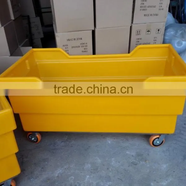 Moveable Box Container With Wheels for Laundry or Chemical Industry( Stackable) photo-2
