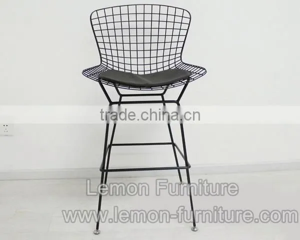 Modern unique led column bar chair