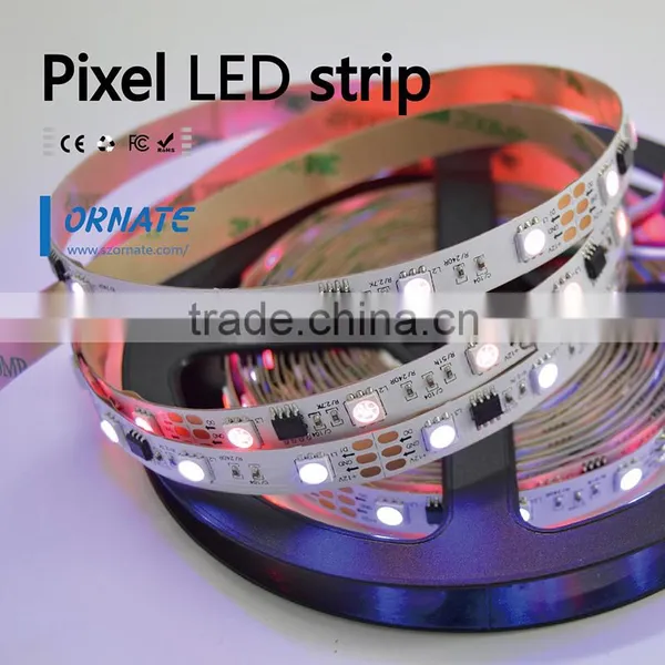 5050 RGB Digital Full Color LED Strip Apa102 5v 12v Addressable Individual Led Strip