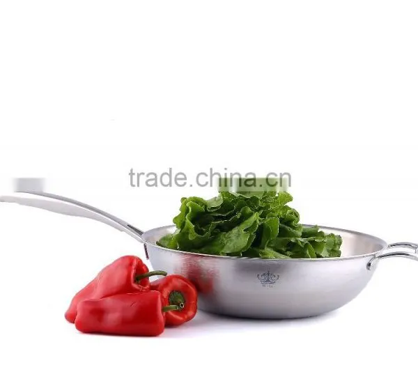 Hign Quality Titanium Wok With Royal Appearance and Various Sizes Titanium Cookware Non Stick Wok