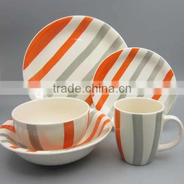 2017 Hand Painted Stoneware ,stoneware Dinnerware,stoneware Plate Dinner Set photo-2