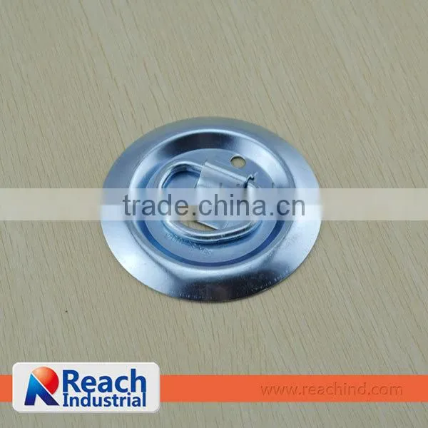 Zinc Plated 1200 LBS Surface Mount Rope Ring Tie Down photo-2