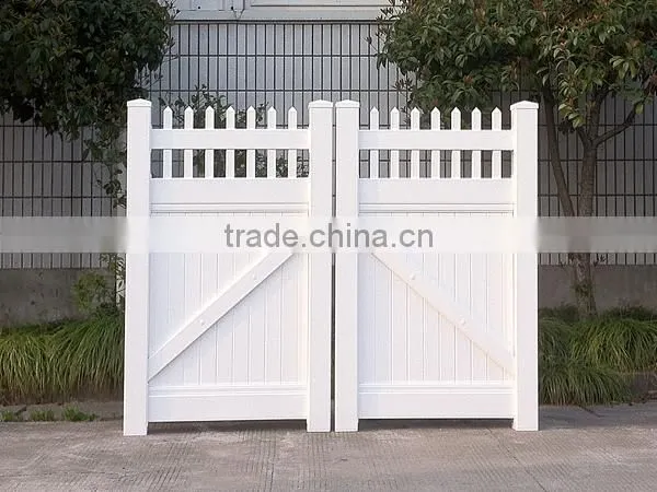 Hot-selling Picket Privacy Fencing/PVC Cheap Fence photo-2