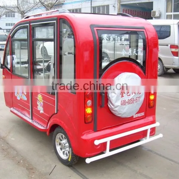 500W Closed Cabin Cargo Electric Rickshaw Tricycle With Closed Body photo-6