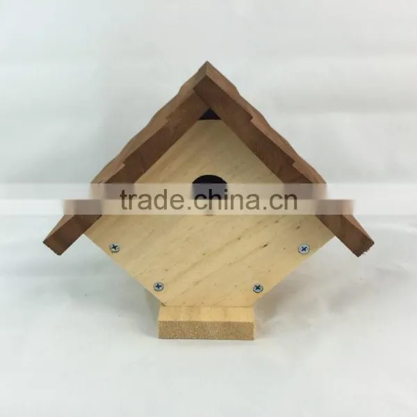 New Design Garden Wooden Bird House With Factory Price photo-2