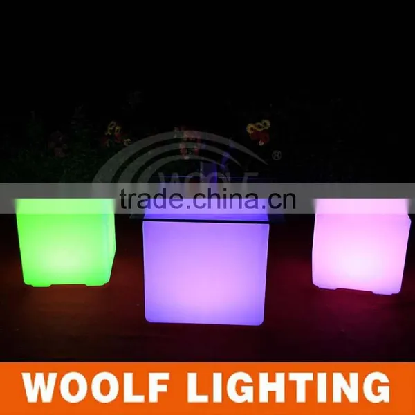Swimming Pool Waterproof Outdoor Illuminated LED Cube Chair photo-6