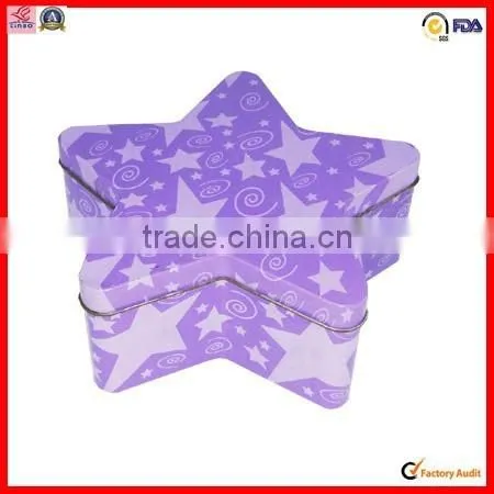 Empty Candy Star Tin Box photo-3