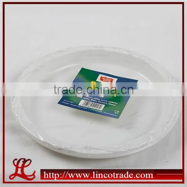 8.75 Inch White Plastic PS Round Disposable Plate photo-3