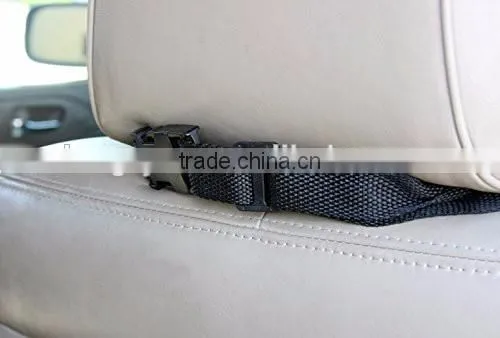 Car Auto Front or Back Seat Organizer Travel Storage Bag Black Color photo-3