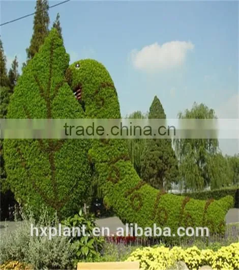 Small Sculpture Aritificial Green Sculpture Plastic Fake Plant Artificial Sculpture Artificial Plastic Statue photo-2