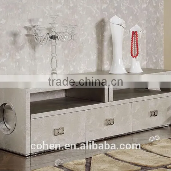 E121Morden Pictures Living Room Furniture Design With pu Cabinets photo-3