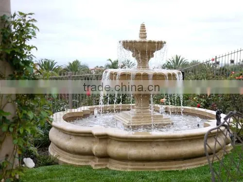 Outdoor Decoration Stone Carving Marble Large Italian Garden Fountain photo-2