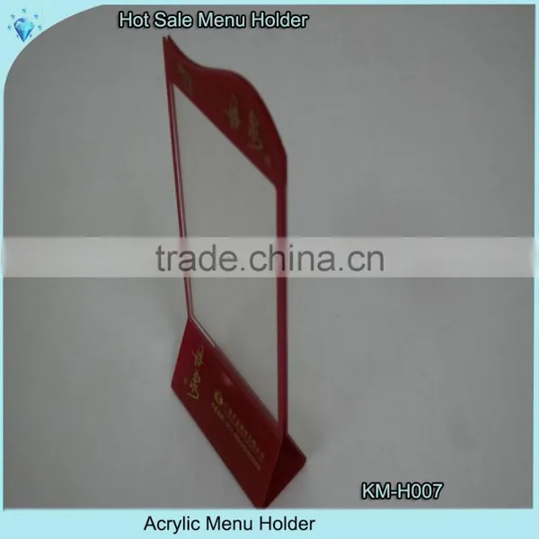 3 Side Acrylic Menu Stand photo-4
