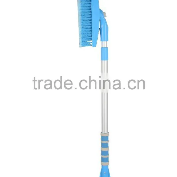 Snow Brush With Ice Scraper Two Section Telescopic Aluminum Handle photo-2