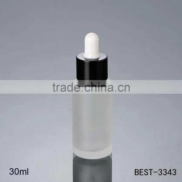 30ml Frosted Glass Cosmetic Serum Dropper Bottle Skin Care Beauty Cosmetic Package Bottle photo-2