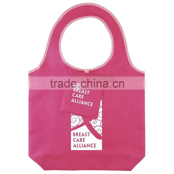Hot Sale New Design Reusage Folding Round Shouder Hand Tote Bags Recycle Shopping Shoulder Folding Bags photo-5